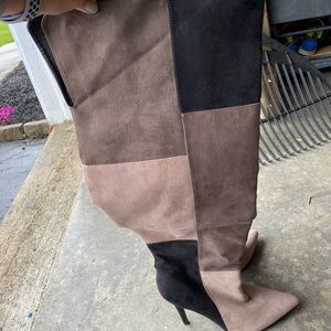 Ashley Stewart over knee boots.